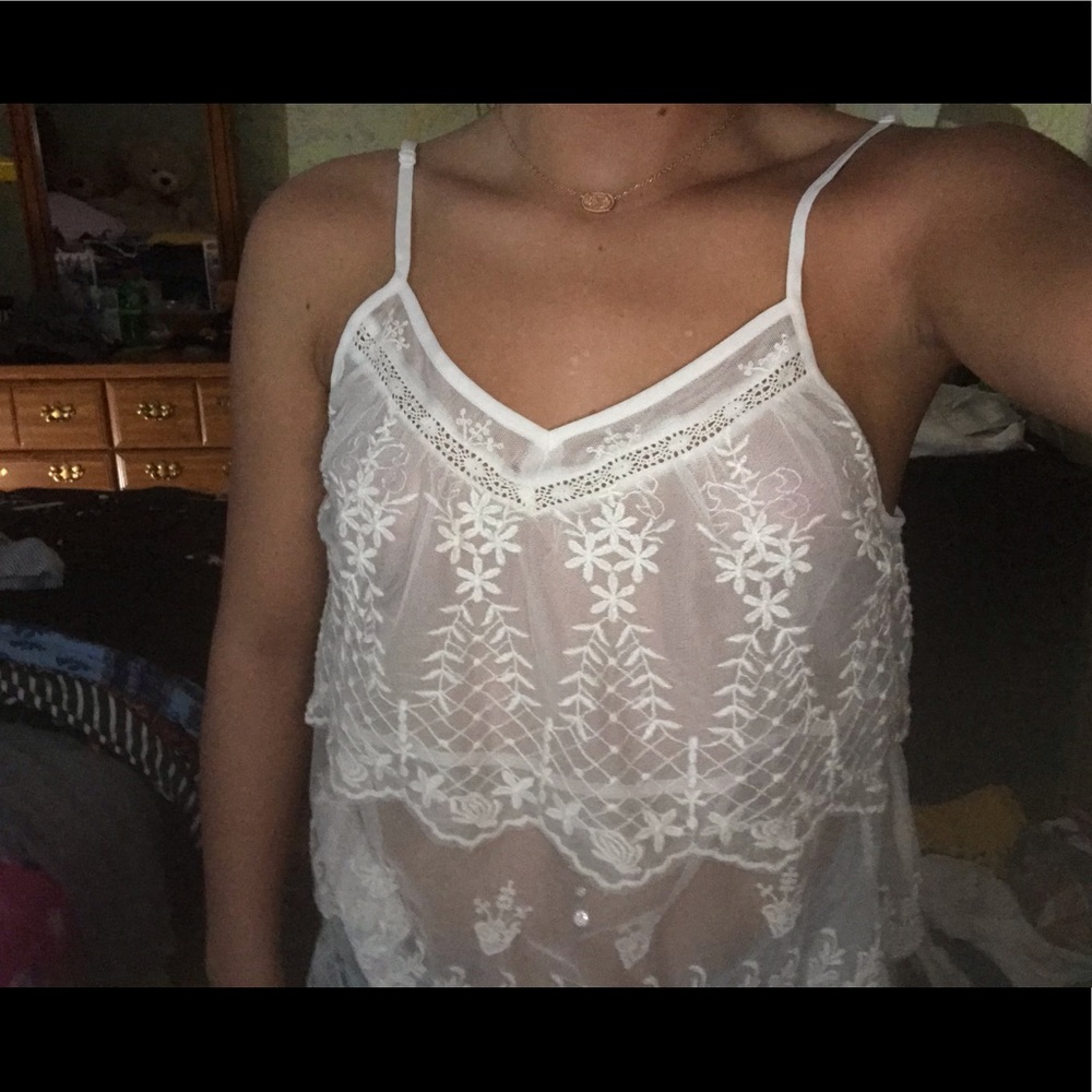 American Eagle sheer top